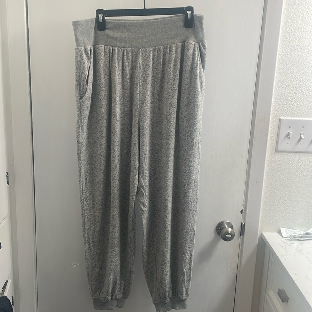 Cost Plus World Market Gray Cozy Jogger Pants Women’s Size Large/XL Pockets